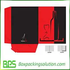 Wine lables and boxes design templates