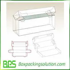 auto fold cardboard box design