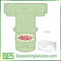 auto folding box gift box die cut design