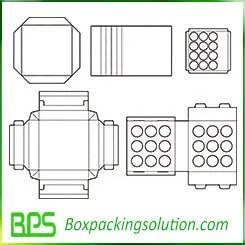 bottle packaging insert template