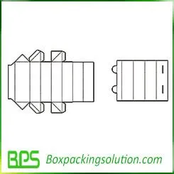 cardboard box with insert packaging templates