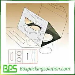 cardboard cup holder design template