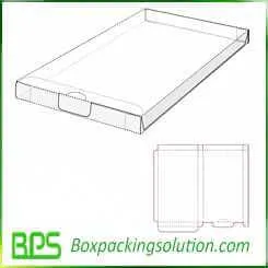 cardboard file keep box design template