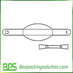 cardboard sticker template design