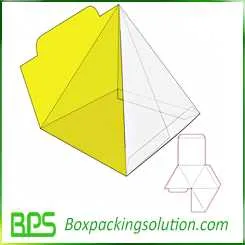 cardboard tray die cutting design template