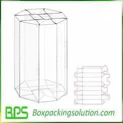 cardboard tube packaging design template