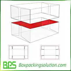 corrugated cardboard telescope shape box design