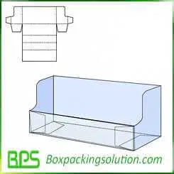 corrugated display box design template