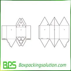corrugated umbrella box template