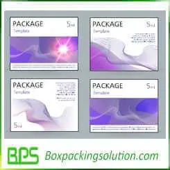 cosmetic packaging box personalized printing design