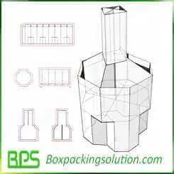 costco display box design template