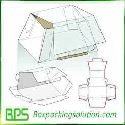 custom cake packaging boxes design templates
