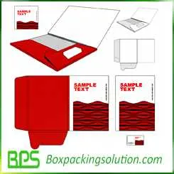 custom cardboard folder printed folders