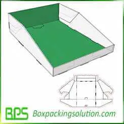 custom corrugated display box templates