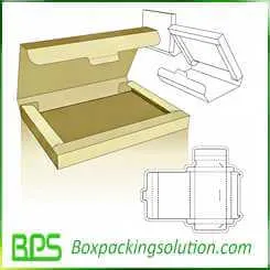 custom folding box tab closure