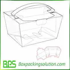 custom food container take away boxes design