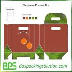 custom gift boxes with handle hole