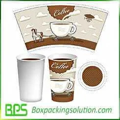 design template for the cup of coffee