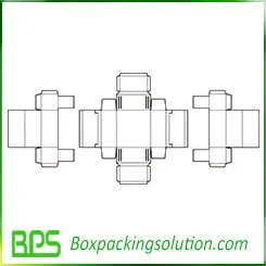 device packaging paperbox template