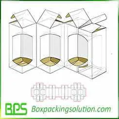 four in one packaging boxes design template