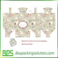 gable top gift box design