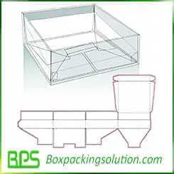 gable top snap bottom box design templates