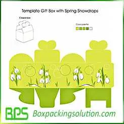 gift box design template