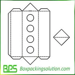 holding insert packaging template