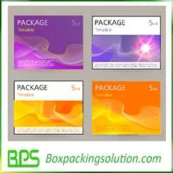 medicine package design template