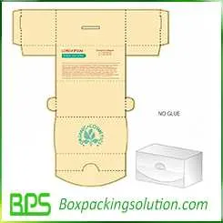 no glue folding box design