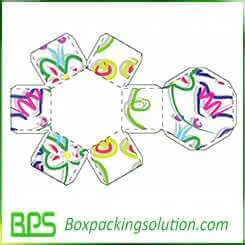 oxtangon shaped box with lid design template