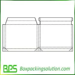 paperboard folding box template