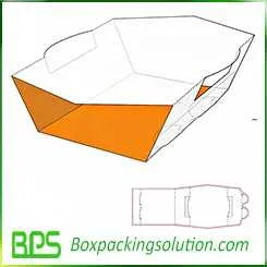 paperboard tray design template