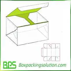 personalized flat bottom packaging box design