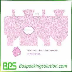 pink paperboard gift boxes