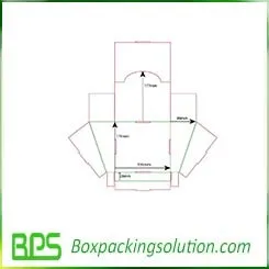 Polygon packaging box templates