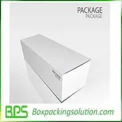 pure white packaging design template