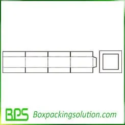 regular slotted carton shipping box templates