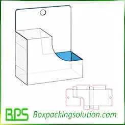 retail packaging box die cut design