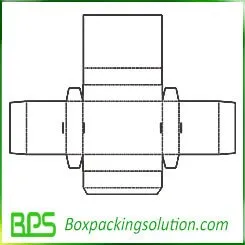 retail sales packaging box template