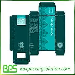 reverse tuck end packaging box design