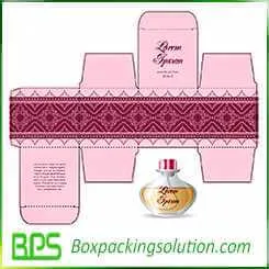 reverse tuck end packaging boxes for perfume bottle