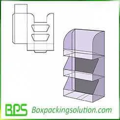 rigid corrugated displays design template