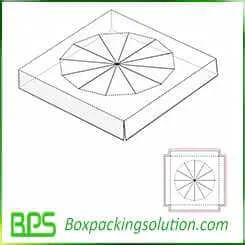 round cardboard insert