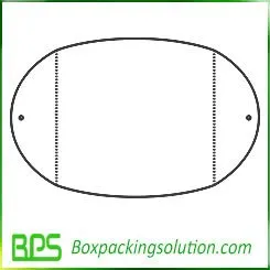 small paperboard insert template