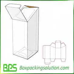 special shap cardboard box design template