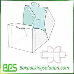 stackable candy packaging box design template