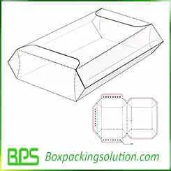 take away food container design template