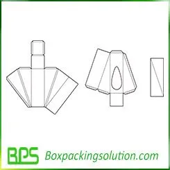 top bottom box blank template