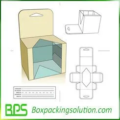 toys packaging box die line template